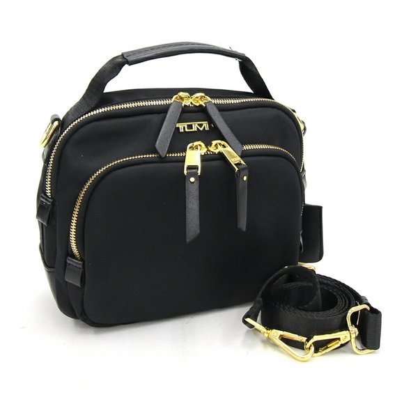 Tumi Bags Tumi Handbag Voyageur Troy 9970 Black Nylon Shoulder Bag